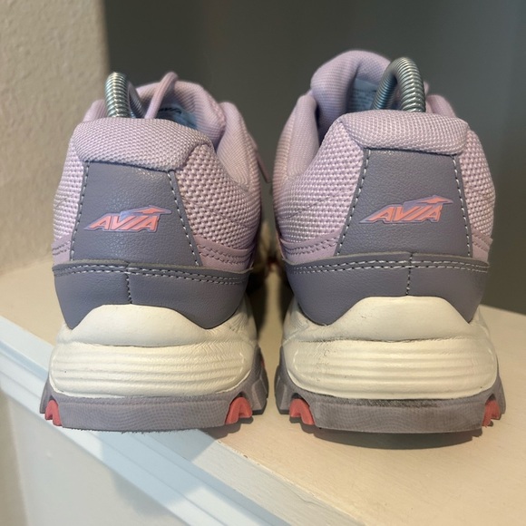 AVIA Womens Purple Gray White Athletic Running Walking WWAV21ES043 Shoes 10 - Picture 8 of 9